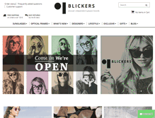 Tablet Screenshot of blickers.com